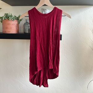 Flowy Red tank top